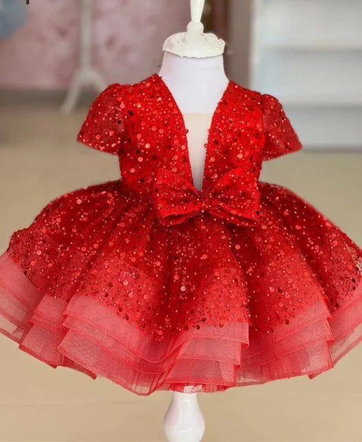 Princess Girls Tutu Dresses  Kids Christmas Party